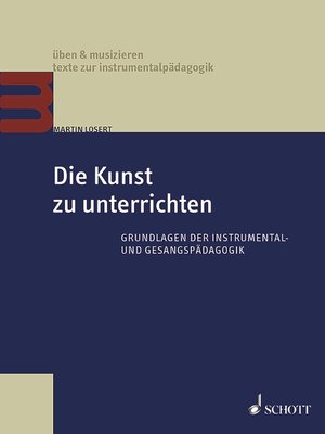 cover image of Die Kunst zu unterrichten